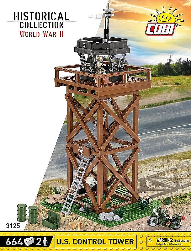 TORRE DE CONTROLE AMERICANA BLOCOS PARA MONTAR COM 664 PCS