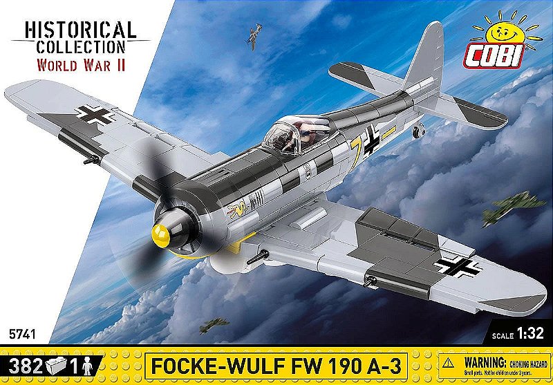 AVIÃO DE CAÇA ALEMÃO FW190 FOCKE-WULF BLOCOS PARA MONTAR COM 382PCS