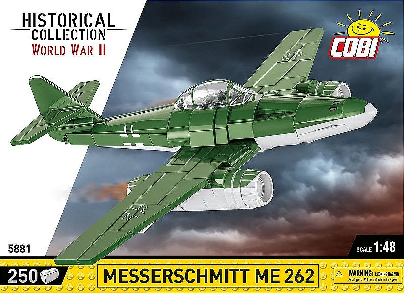 AVIÃO MILITAR ALEMÃO MESSERCHMITT ME262 BLOCOS PARA MONTAR COM 250 PCS