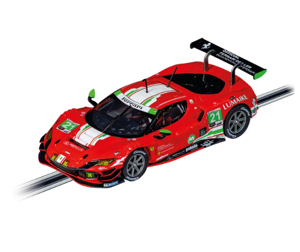 CARRO PARA PISTA ELETRICA FERRARI 296 GT3 AF CORSE Nº 21 1/32