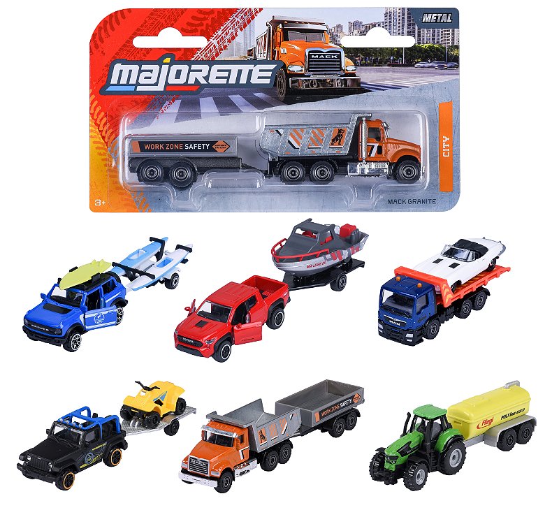 1/64 MAJORETTE SORTIMENTO CITY TRAILER
