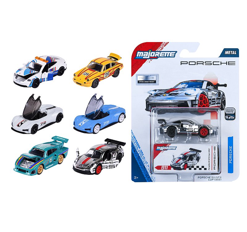 1/64 MAJORETTE SORTIMENTO PORSCHE DELUXE CARS