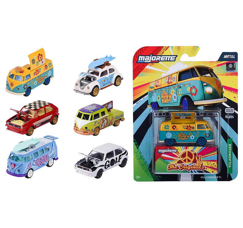 1/64 MAJORETTE SORTIMENTO VOLKSWAGEN DELUXE CARS