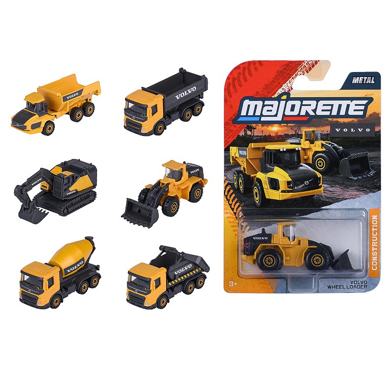 1/64 MAJORETTE SORTIMENTO VOLVO CONSTRUCTION PREMIUM