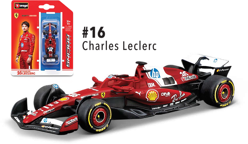 1/64 F-1 2025 FERRARI SF-25 #16 LECLERC