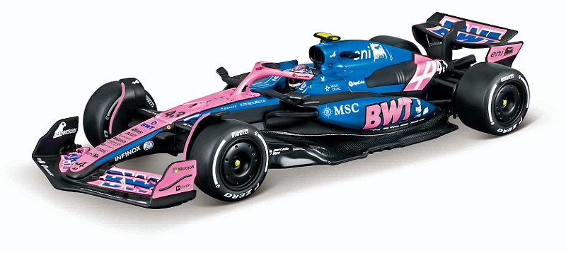 1/43 F-1 2025 BWT ALPINE A525 #43 COLAPINTO COM PILOTO