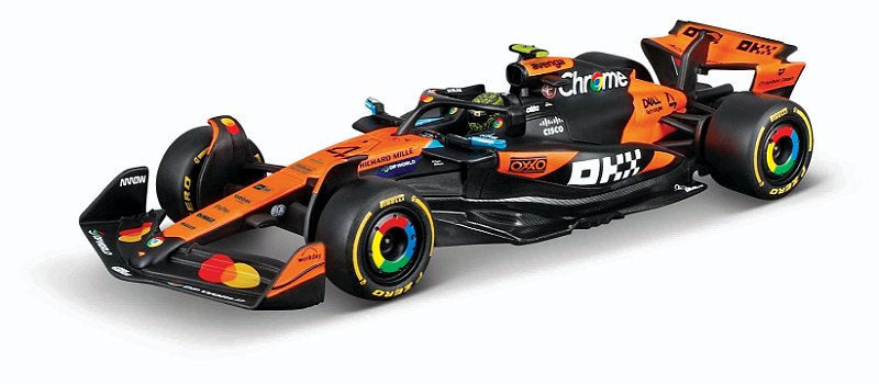 1/43 F-1 2025 MCLAREN MCL39 #4 NORRIS COM PILOTO