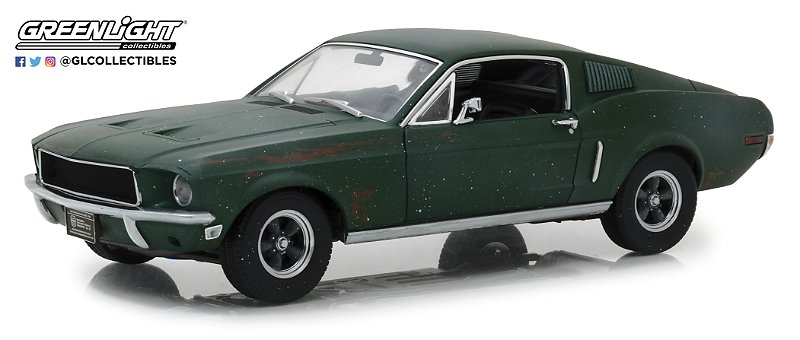1968 FORD MUSTANG GT STEVE MACQUEEN -2018 DETROIT SHOW 1/18