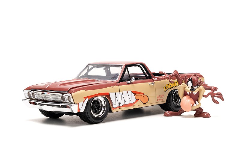 1/24 1970 CHEVY EL CAMINO LOONEY TUNES COM BONECO TASMANIA