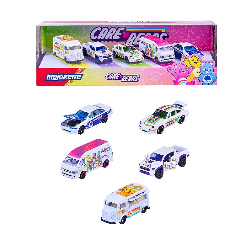 1/64 MAJORETTE GIFTPACK COM 5 CARROS URSINHOS CARINHOSOS