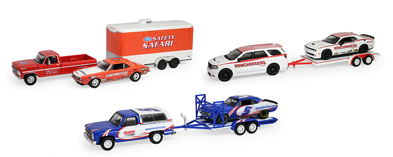 1/64 GREENLIGHT SORTIMENTO RACING HITCH & TOW SERIE 6