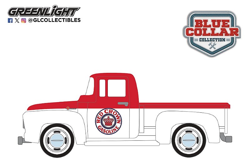 1/64 GREENLIGHT 1954 FORD F-100 BLUECOLLAR COLLECTION SERIES 14
