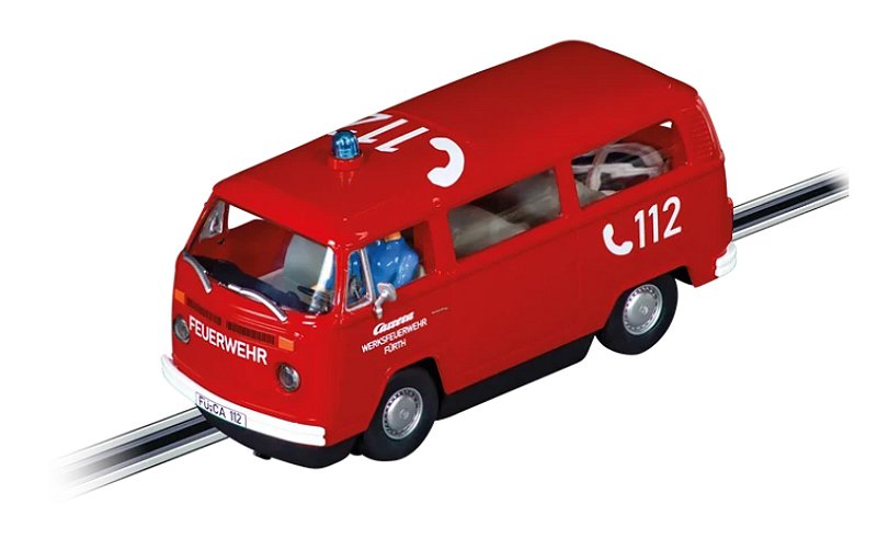 1/32 CARRO PARA PISTA ELETRICA VW BUS T2B BOMBEIRO