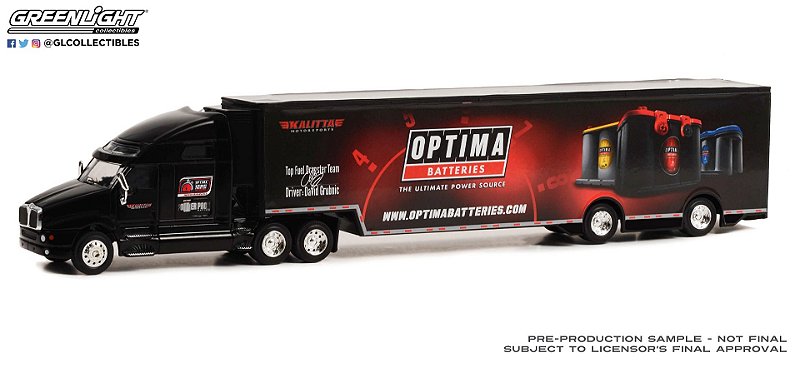 1/64 GREENLIGHT KENWORTH T2000 OPTIMA HOBBY EXCLUSIVE