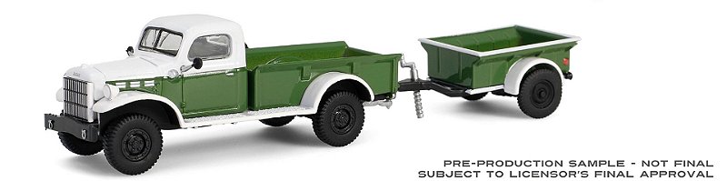 1/64 GREENLIGHT 1950 DODGE POWER WAGON HITCH & TOW SERIES 32