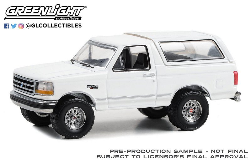 1/64 GREENLIGHT FORD BRONCO XLT HOBBY EXCLUSIVE