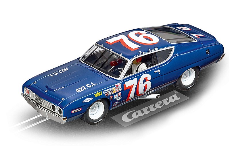 1970 FORD TORINO TALLADEGA Nº76 PISTA ELETRICA CARRERA 1/32