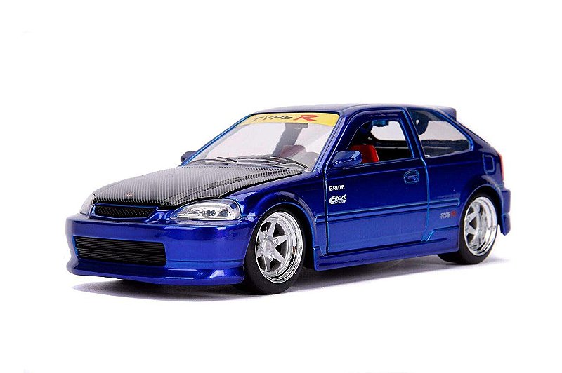 1997 HONDA CIVIC EK TYPE R JDM AZUL 1/24