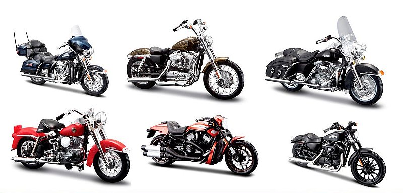 MOTOS HARLEY DAVIDSON SERIE 33 1/18