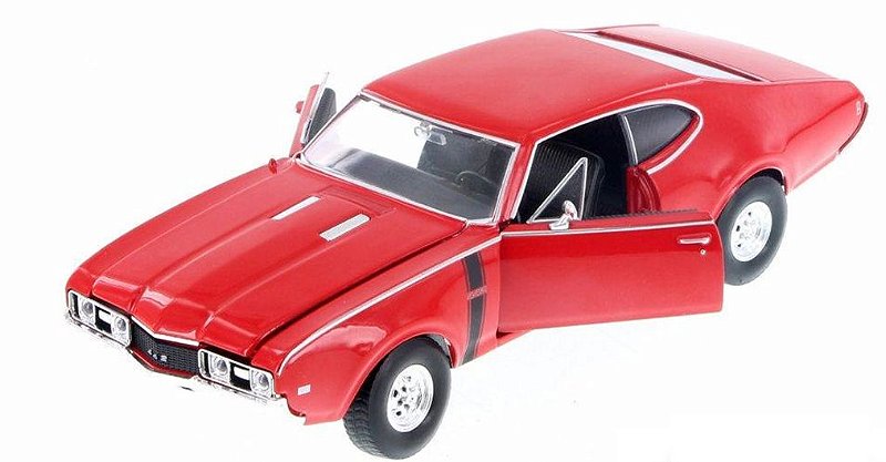 1:24 1968 OLDSMOBILE 442 VERMELHO