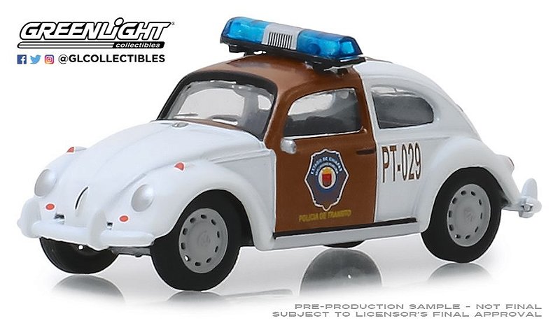 VW FUSCA CHIAPAS MEXICO POLICE VEE-DUB 1/64