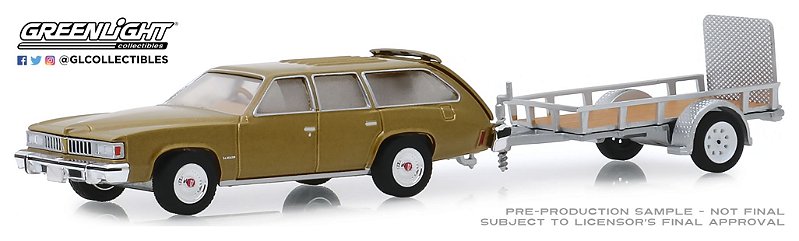 1:64 HITCH & TOW SERIE 18 1977 PONTIAC LEMANS SAFARI