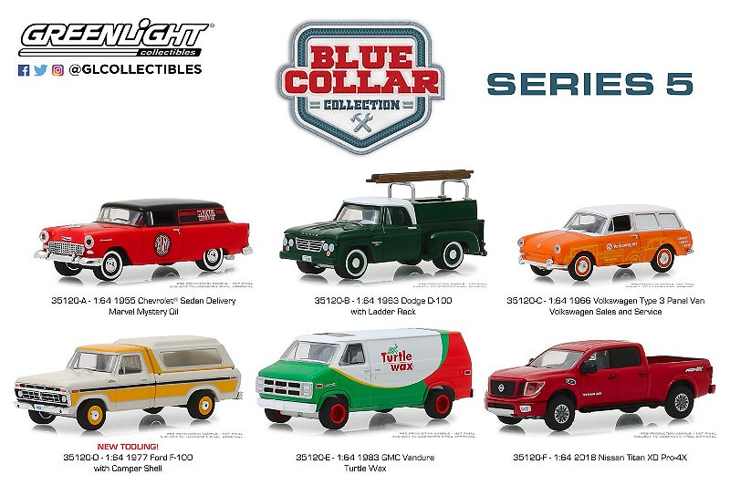 1:64 WORK & PLAY BLUE COLLAR COLLECTION SERIE 5