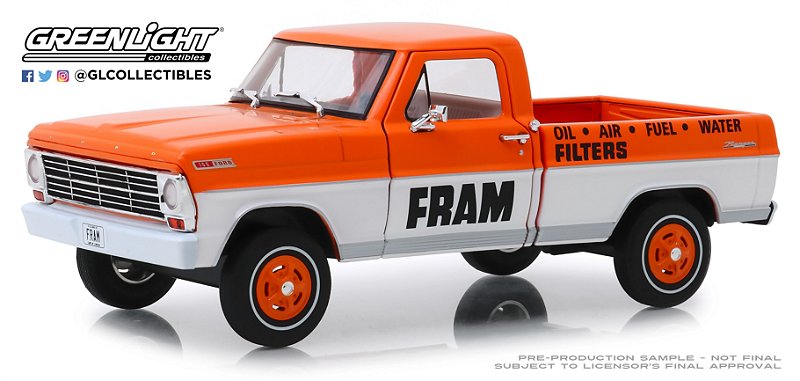 1:24 FORD F-100 FRAM OIL FILTERS RUNNING ON EMPTY