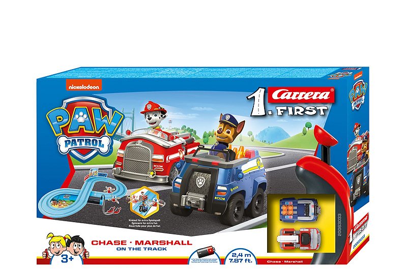 Nova Pista Patrulha Canina Com Carrinho Exclusivo Chase Rescue Set