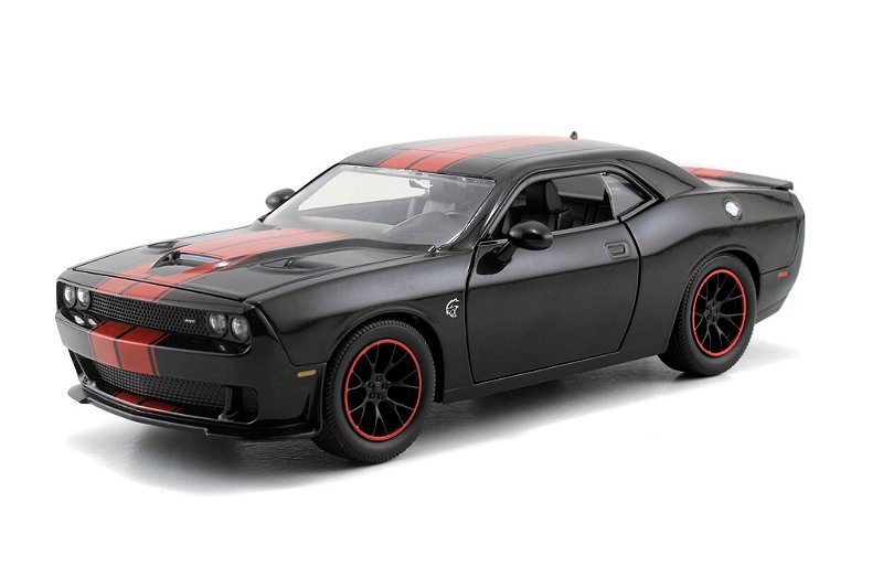 2015 DODGE CHALLENGER SRT HELL CAT PRETO BIG TIME 1/24