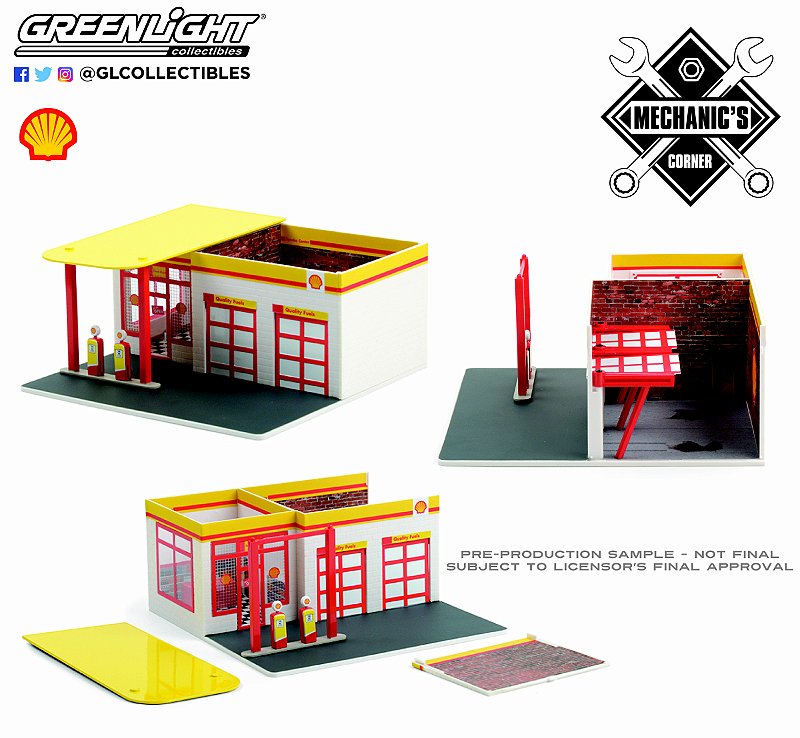 1:64 MECHANIC'S SERIE 7 POSTO DE GASOLINA SHELL