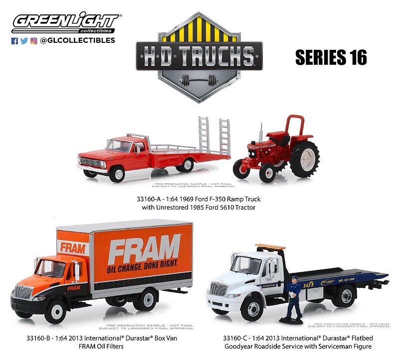 1:64 H.D TRUCKS SERIE 16