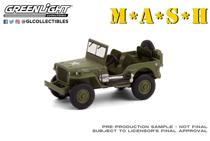 1:64 1942 JEEP WILLYS MB M*A*S*H HOLLYWOOD SERIE 30