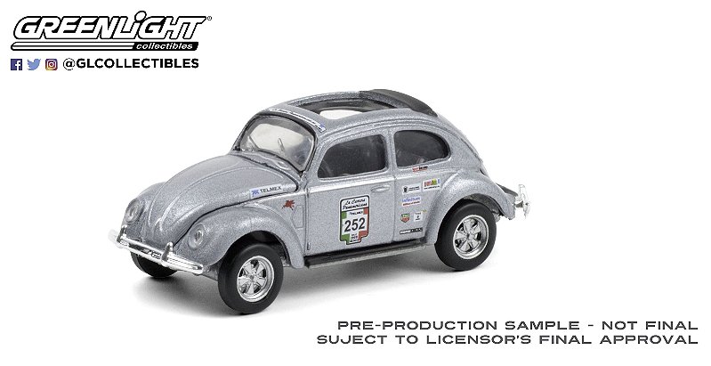 1:64 VOKSWAGEN FUSCA CLASSIC #252 LA CARRERA PANAMERICANA 2009