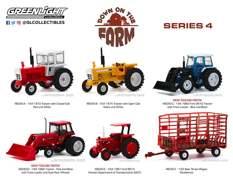 1:64 DOWN ON THE FARM SERIE 4