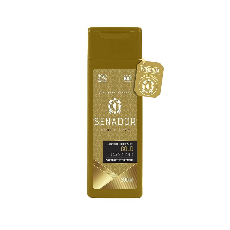 Shampoo 2 em 1 Senador Gold - Memphis