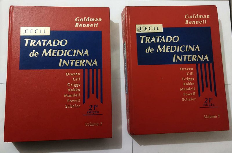 Kit 2 Livros: CECIL Tratamento De Medicina Interna( Vol. 1 e