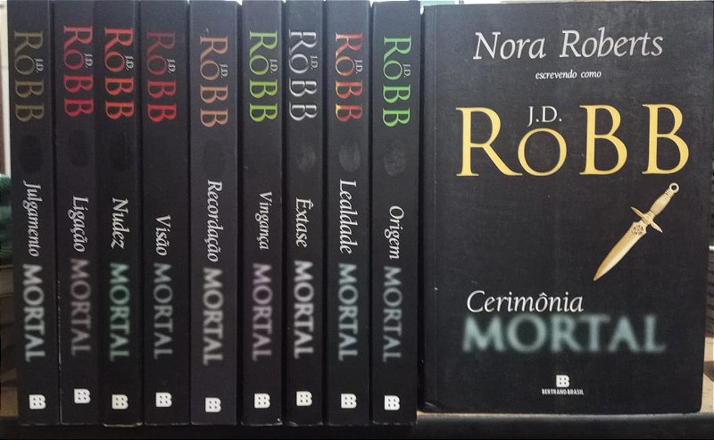 Coleção Nora Roberts Mortal - 10 Volumes - J.D.Robb - Seboterapia - Livros