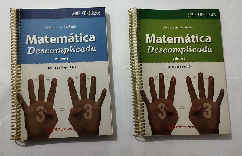 Coleção Pedagógica Matematicando 1 e 2 ano - conservada