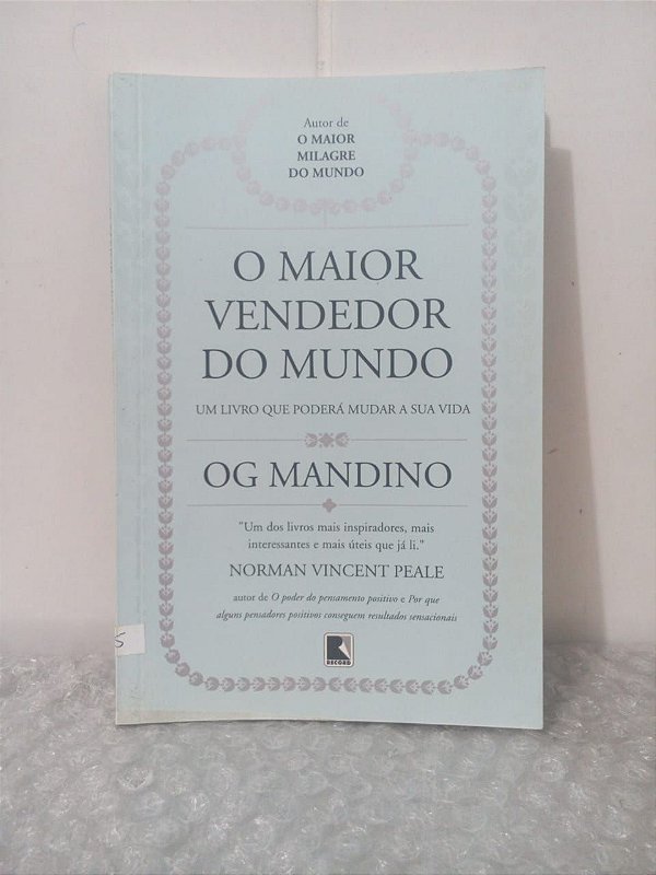 O Maior Vendedor do Mundo - OG Mandino - Seboterapia - Livros