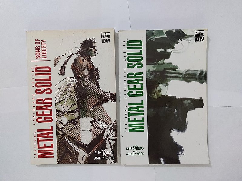 Hqs Metal Gear Solid - Vol. 1 e 2 - Alex Garner e Ashley Wood