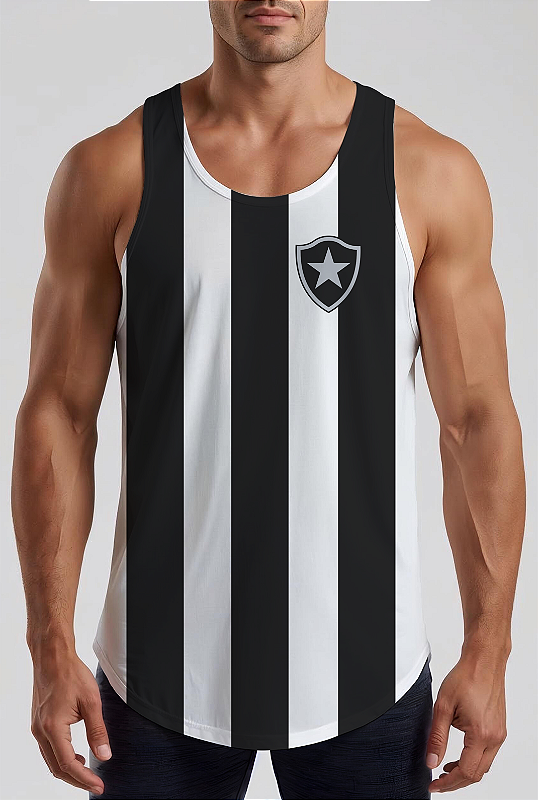 REGATA MASCULINA BOTAFOGO DRY FIT UV