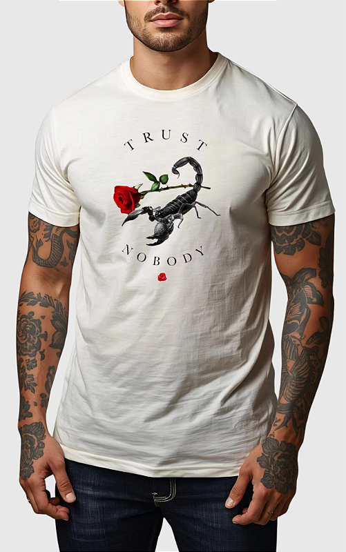 CAMISETA MASCULINA ALGODÃO PREMIUM - SCORPIO OFF