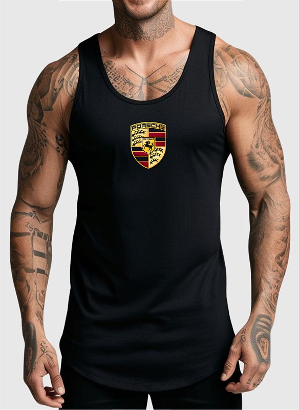 REGATA MASCULINA ALGODÃO PREMIUM - PORSHE
