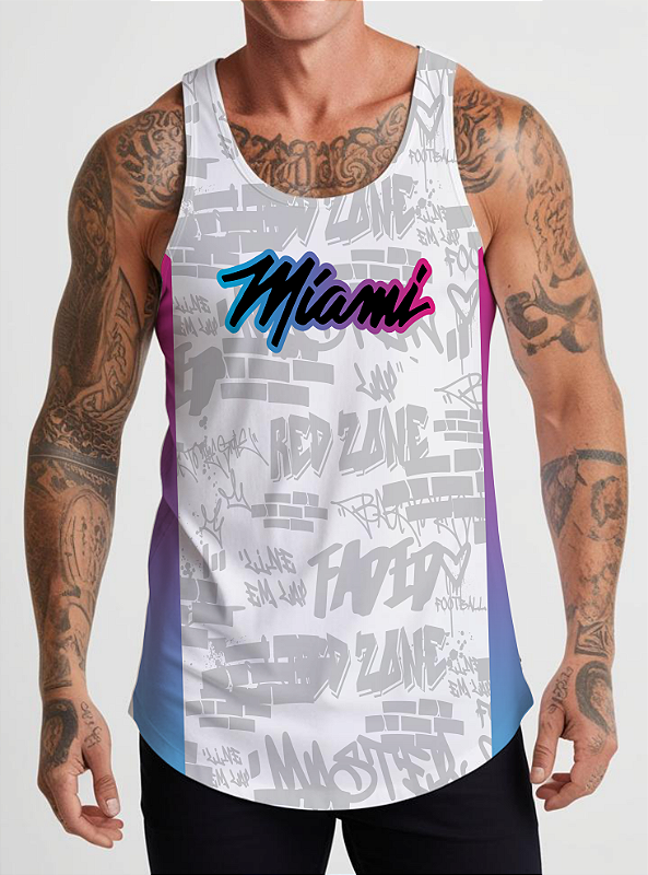 REGATA MASCULINA MIAMI HEAT