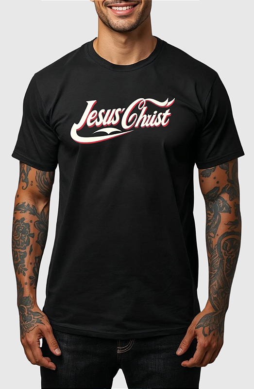 CAMISETA MASCULINA ALGODÃO PREMIUM - JESUS CHRIST