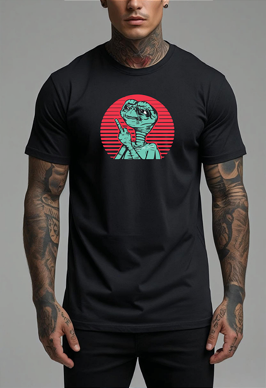 CAMISETA MASCULINA ALGODÃO PREMIUM - ET
