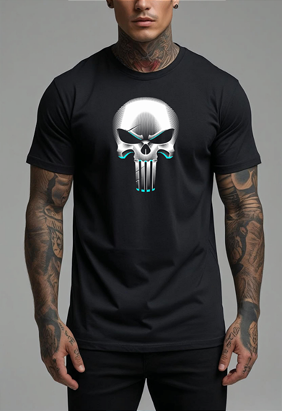 CAMISETA MASCULINA ALGODÃO PREMIUM - JUSTICEIRO