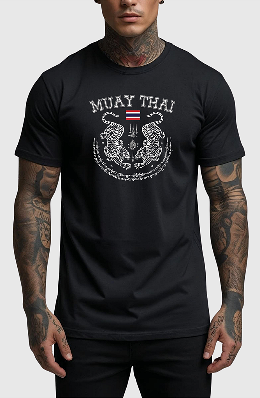 CAMISETA MASCULINA ALGODÃO PREMIUM - MUAY THAI