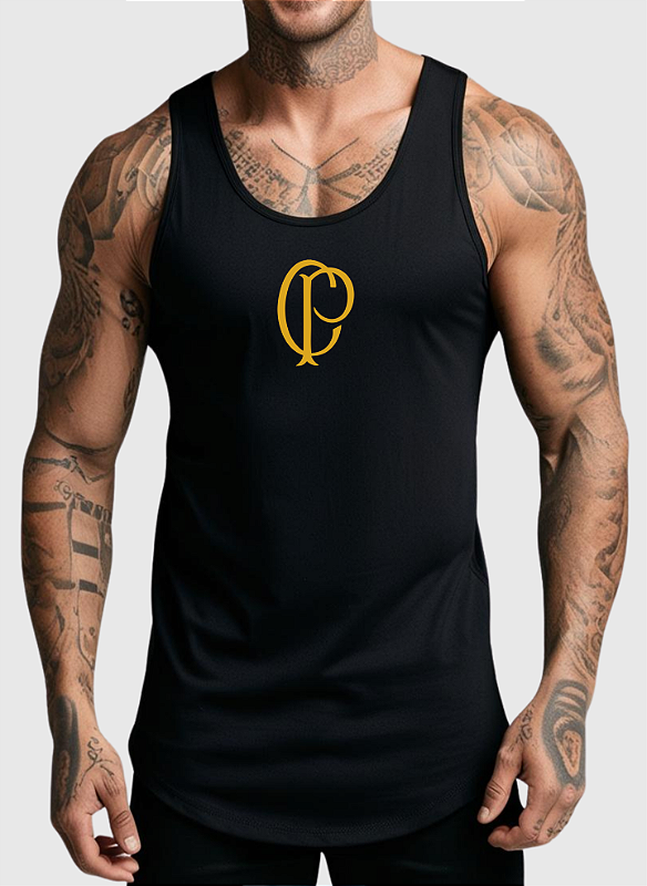 REGATA MASCULINA ALGODÃO PREMIUM - CORINTHIANS